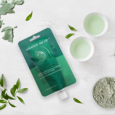 MASQUE ME UP GREEN CLAY PEEL OFF MASK