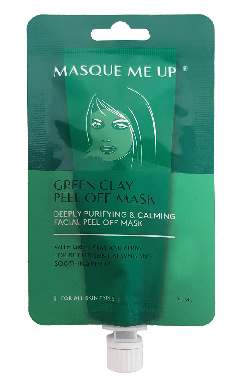 MASQUE ME UP GREEN CLAY PEEL OFF MASK